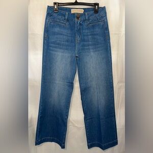 Soft Surroundings Blue Wide Leg Jeans